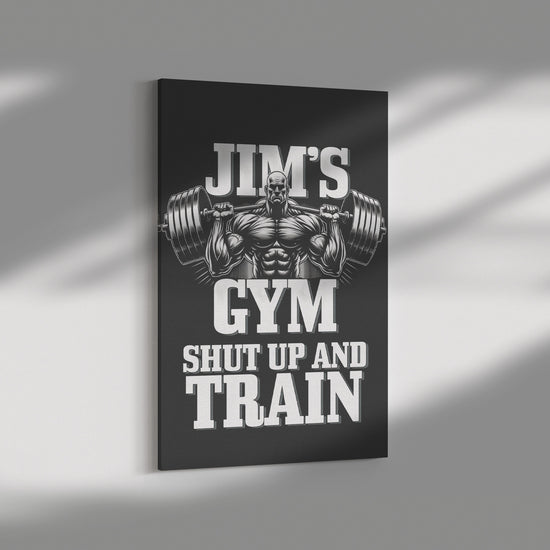Personalized Home Gym Décor Canvas, Wall Art